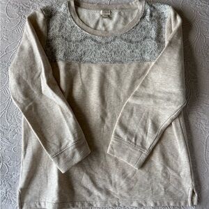J. Crew Lace Detail Sweatshirt (Women’s M)